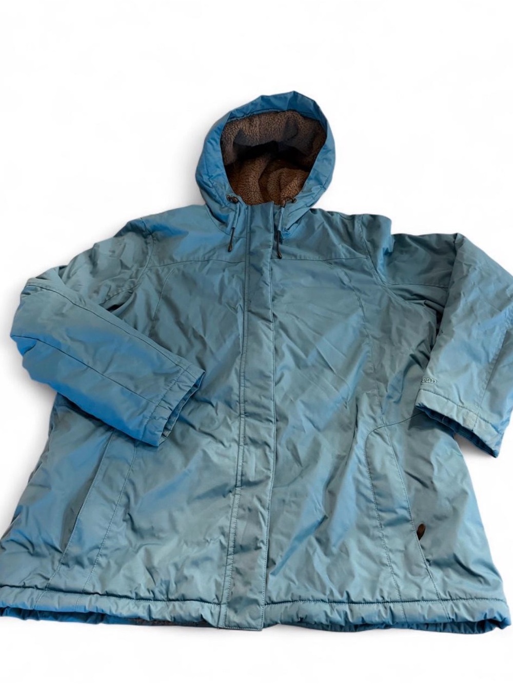 L.L. Bean Light Blue Hooded Jacket